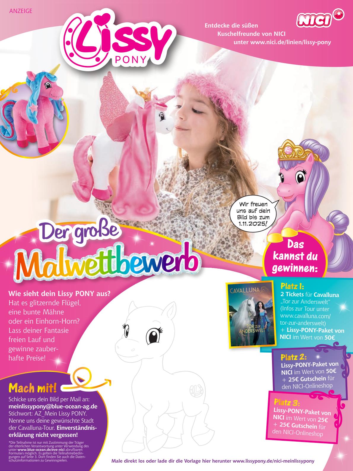 Lissy PONY - Der große Malwettbewerb