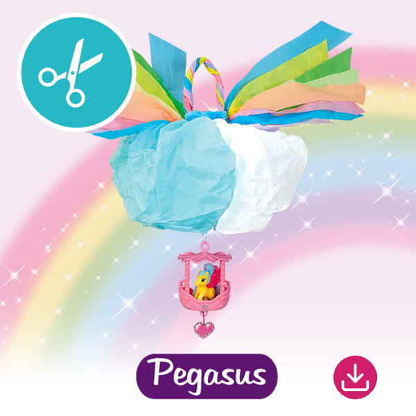 Lissy Pony Basteln Regenbogen-Wolke